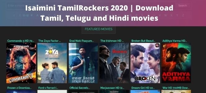 Isaimini TamilRockers 2020 | Download Tamil, Telugu and Hindi movies