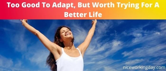 Too Good To Adapt, But Worth Trying For A Better Life