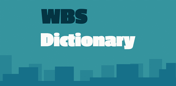 What is a WBS Dictionary PMI?