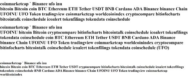 Bnb Ufo Usdt Ufoinu (2022)  – Crypto News Area