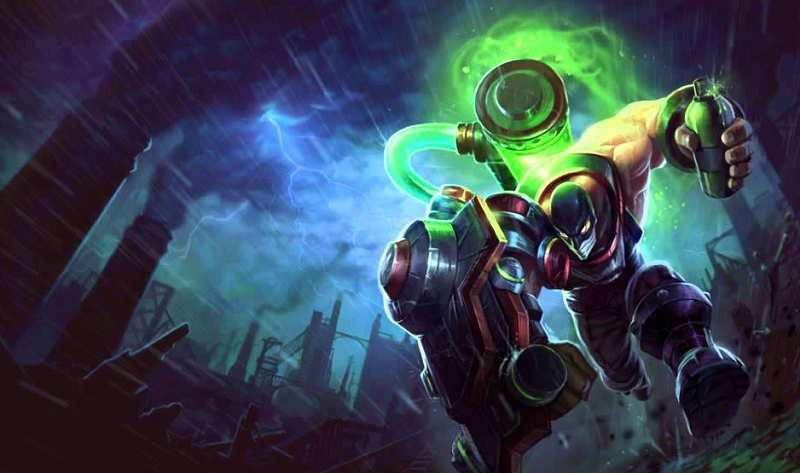 Who utters the phrase ‘Mix, mix, swirl, mix’ in League of Legends? The correct response is Singed!