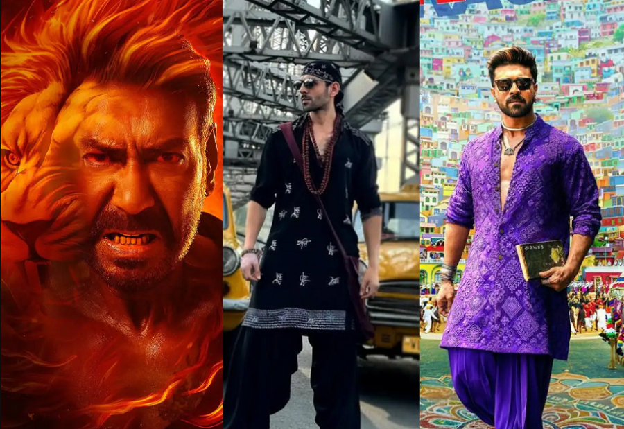 Will It Be Ajay Devgn vs Kartik Aaryan vs Ram Charan: Diwali 2024 Box Office Clash?